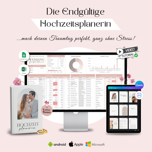 Hochzeitsplaner &amp; Google Sheet