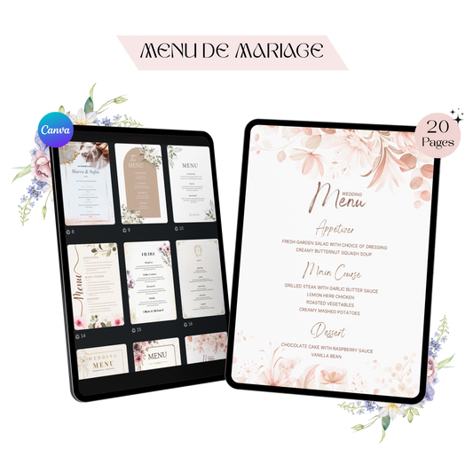 Menu de Mariage